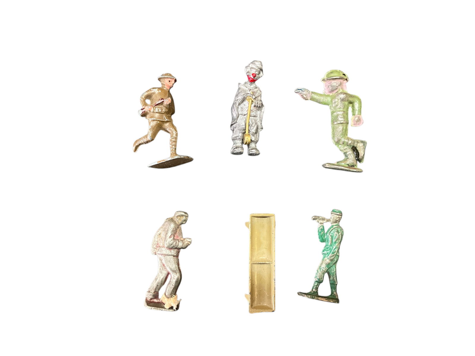 Group of 6 Metal Toy Soldiers- Civil War, WWI (1 of 4)