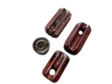 Group of 4 Antique Ceramic Electrical Insulators