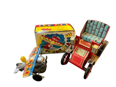 1950's-1960's Lithographed Tin Wind-Up Toys
