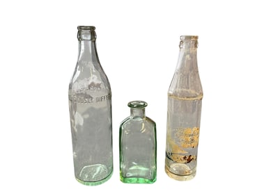 Lot of Three Vintage Bottles