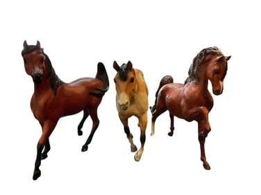 Group of Three Breyer Horses