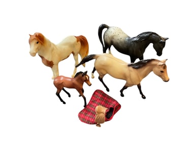 Group of Four Breyer Horses