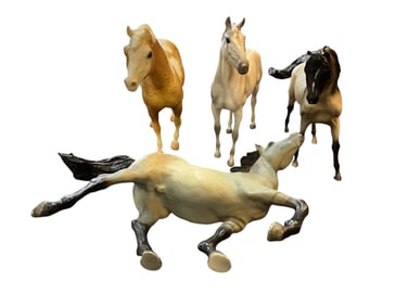 Group of Four Breyer Horses