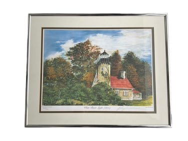 G. W. Odmark (American, 20th Century) Limited Edition Print, White River Light