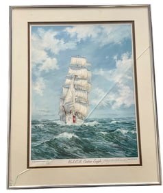 G. W. Odmark (American, 20th Century) Limited Edition Print, U.S.C.G. Cutter Eagle
