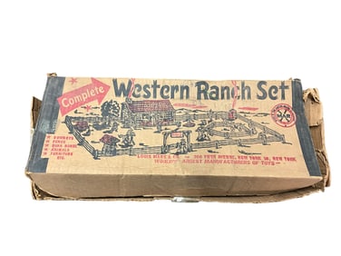 Partial Western Ranch Set, by Marx