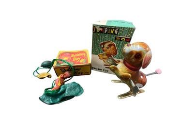 Two 1950's-1960's Tin/Plastic Toys