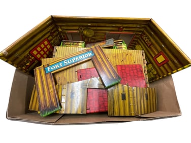 1950's Fort Superior, Lithographed Tin Toy