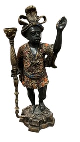 Cold Painted Bronze Blackamoor Figure