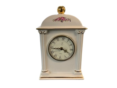 PS Porcelain Mantel Clock