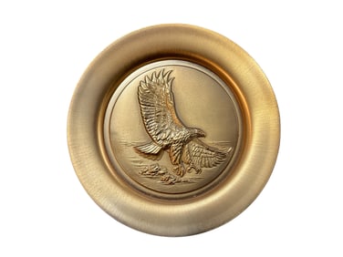 Gorbel Collector Plate- Gold over Copper