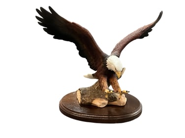 Porcelain Eagle Figurine
