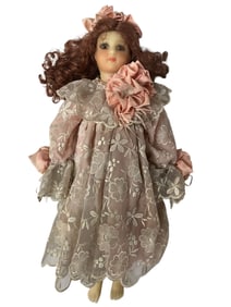 Jumeau Marked Molded  Wax Doll