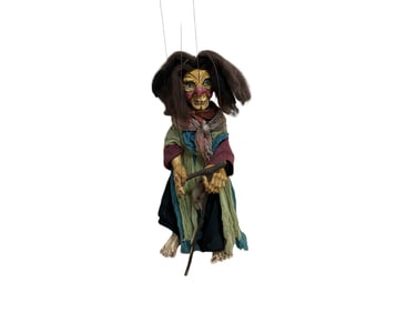 Kitchen Witch Marionette Puppet