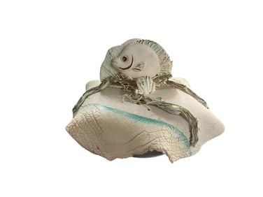 Bisque Porcelain Pin Dish