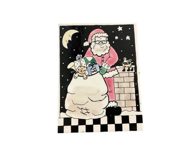 Santa Claus Art Tile