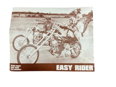 Sepia Tone Easy Rider Lobby Card