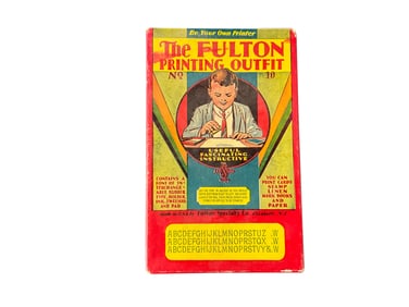 Pre- WWII Fulton Printing outfit