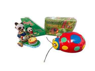 1960's-1970's battery & Wind-up Tin Toys.
