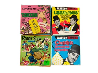 Four Vintage Super Eight Videos