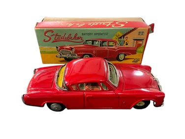 1950's Battery Operated Studebaker Toy Car.