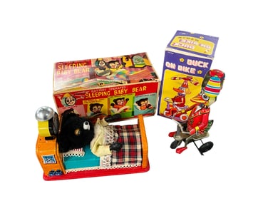1960's-1970's battery & Wind-up Tin Toys.