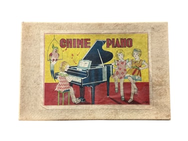 Pre- WWII Wooden "Chime Piano"