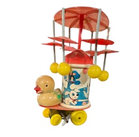 1970's Duck Parade With Spinning Parasol