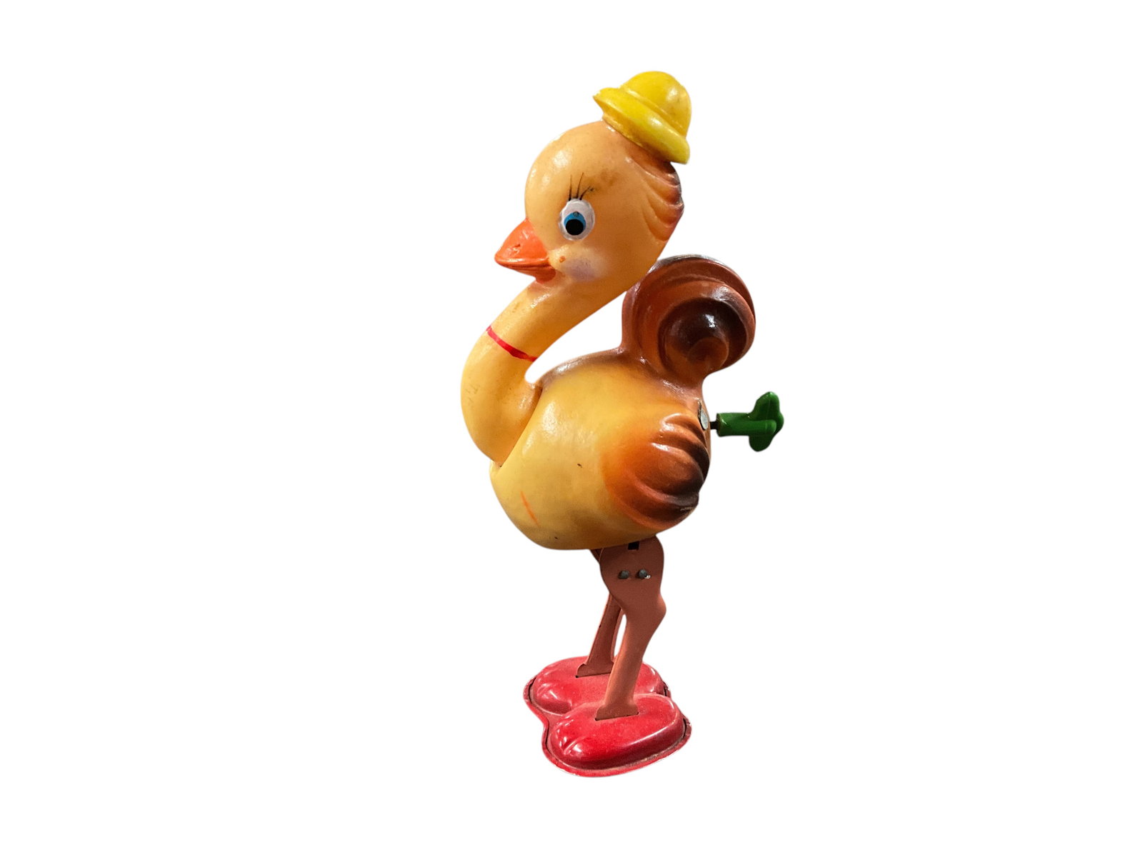 Japanese Wind-up Tin & Plastic Ostrich (1 of 5)