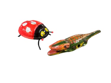 Lithographed Tin Key Wind and Wind-up Toys.