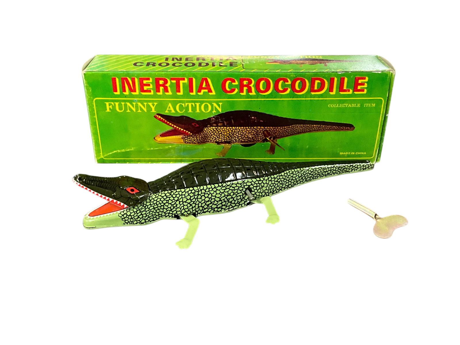 Key Wind Lithographed Tin Crocodile (1 of 9)