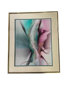 Richard Zucco (American, 20th Century) Abstract Watercolor on Paper