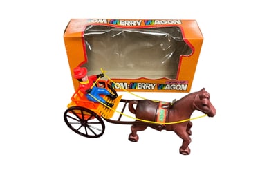 Plastic Wind-Up "Tom Merry Wagon"