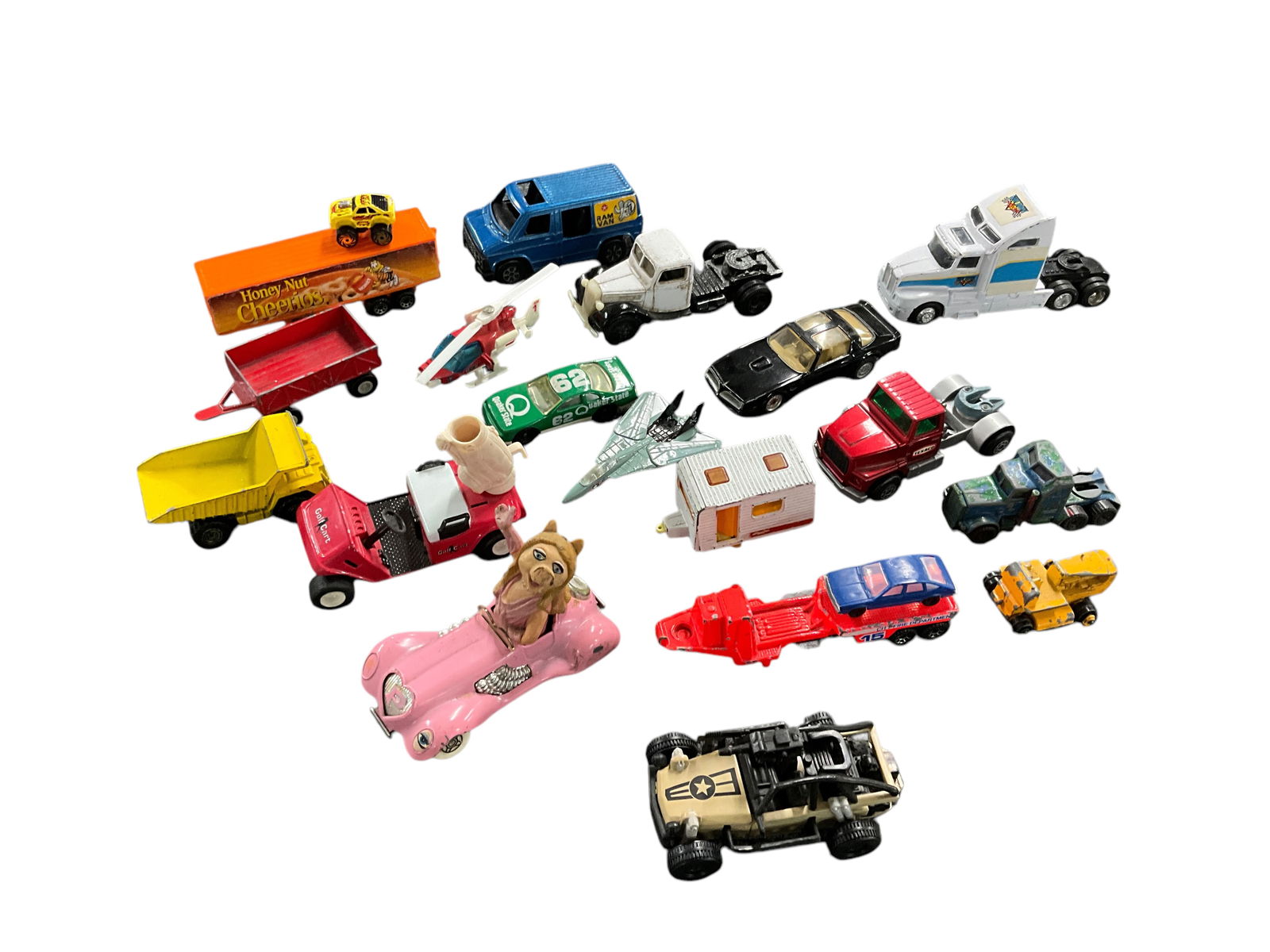 Box Lot of Diecast Cars and Trucks (1 of 1)