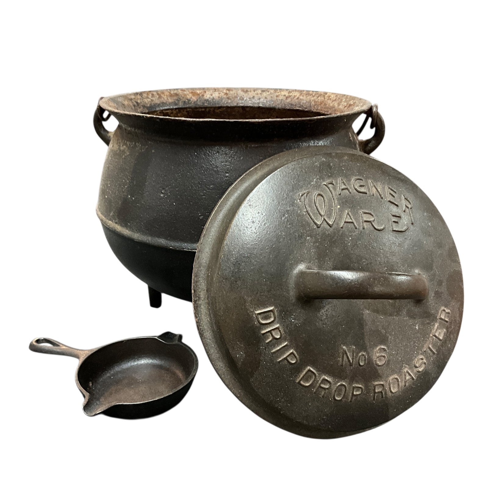 Wagner Ware No. 6 Drip Drop Roaster (1 of 7)