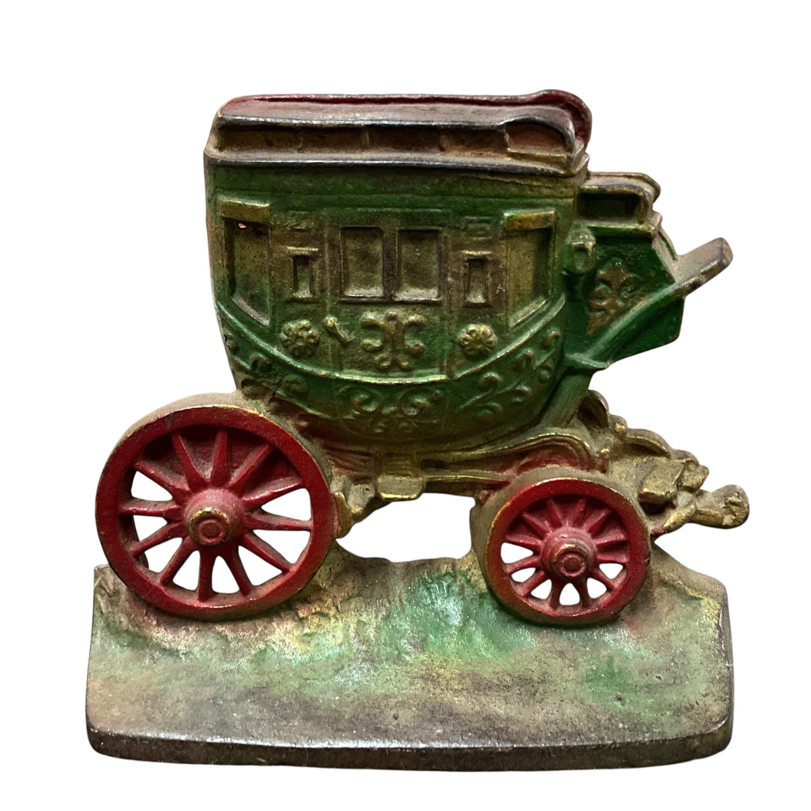 Cast Iron Stagecoach Doorstop (1 of 5)