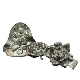 Three Vintage Candy or Ice Cream Molds