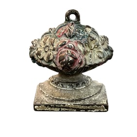 Judd Cast Iron Flower Basket Door Stop