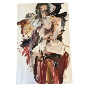 Zygmund Jankowski (1925-2009) Acrylic on paper, Untitled Nude