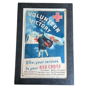 WWII Red Cross Volunteer Poster