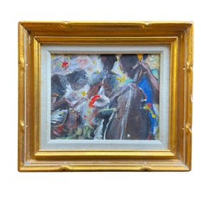 Glen Martin (American, 20th Century) "Jazz Time" Acrylic on Canvas