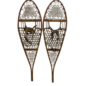 Vintage Northern Michigan Snowshoes