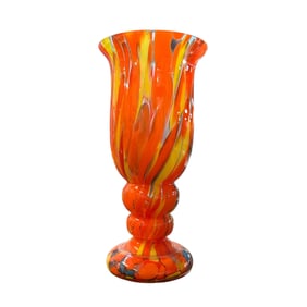 Colorful Art Glass Vase