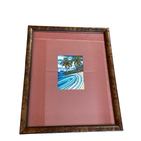 Untitled Acrylic Tropical Scene