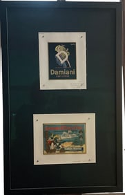 Pair of Vintage Italian Product Labels