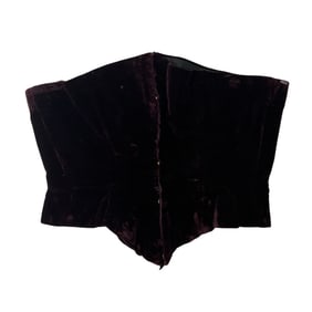 Victorian Velvet Corset Waist Cincher