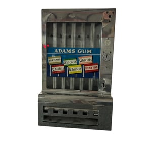 1930's Mills Adams Coin Operated Gum Machine