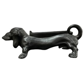 Cast Iron Dachshund Boot Scraper