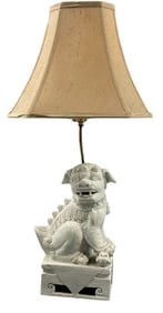 Foo Dog or Temple Lion Lamp