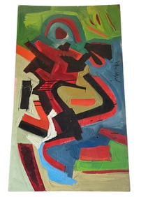Zygmund Jankowski (1925-2009) Acrylic on Board, Untitled Abstract